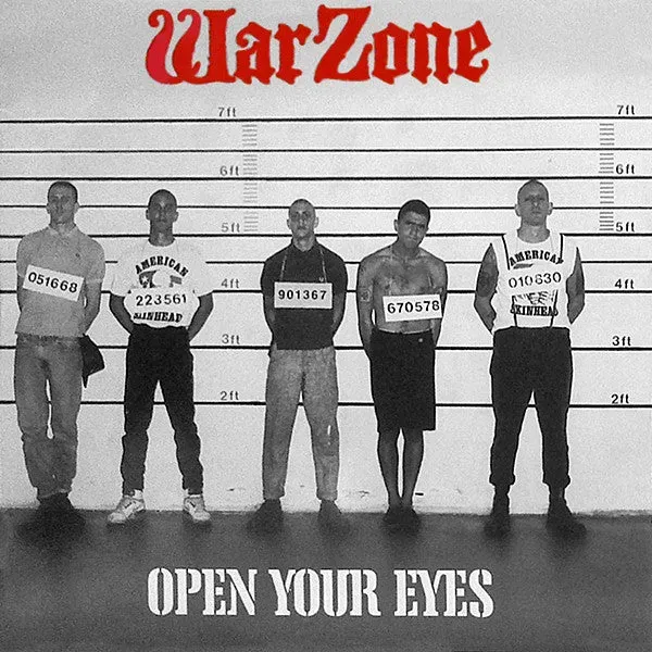 Warzone Open Your Eyes LP brukt 1988