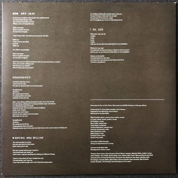 Owen The Avalanche LP vinyl cream/green splatter brukt emo