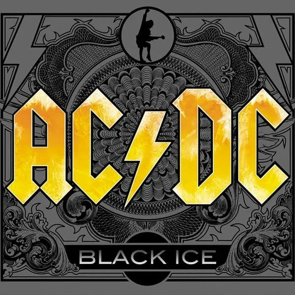 AC/DC Black Ice CD digipak gul logo