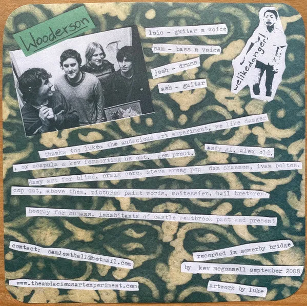 Wooderson Ox Scapula Split 7" singel vinyl