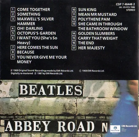 The Beatles Abbey Road CD brukt remaster