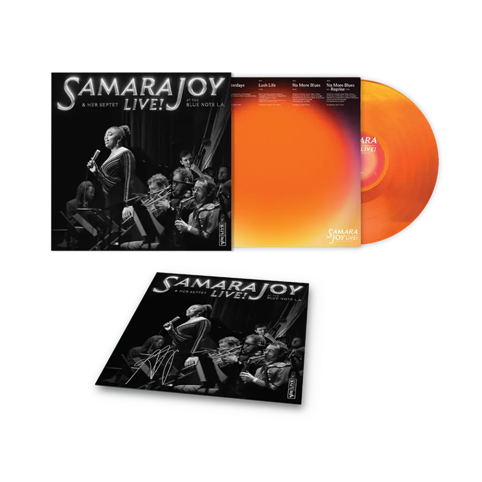 Samara Joy Live at Blue Note L.A. signert art card