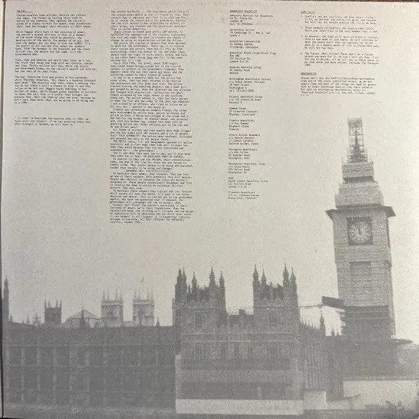 Conflict Increase The Pressure LP vinyl brukt – punk