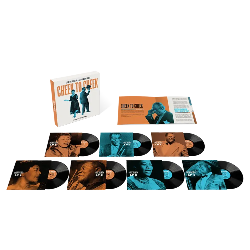 Verve Ella Fitzgerald Louis Armstrong Cheek To Cheek boks 7LP