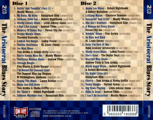 Various The Aristocrat Blues Story 2xCD samling brukt blues