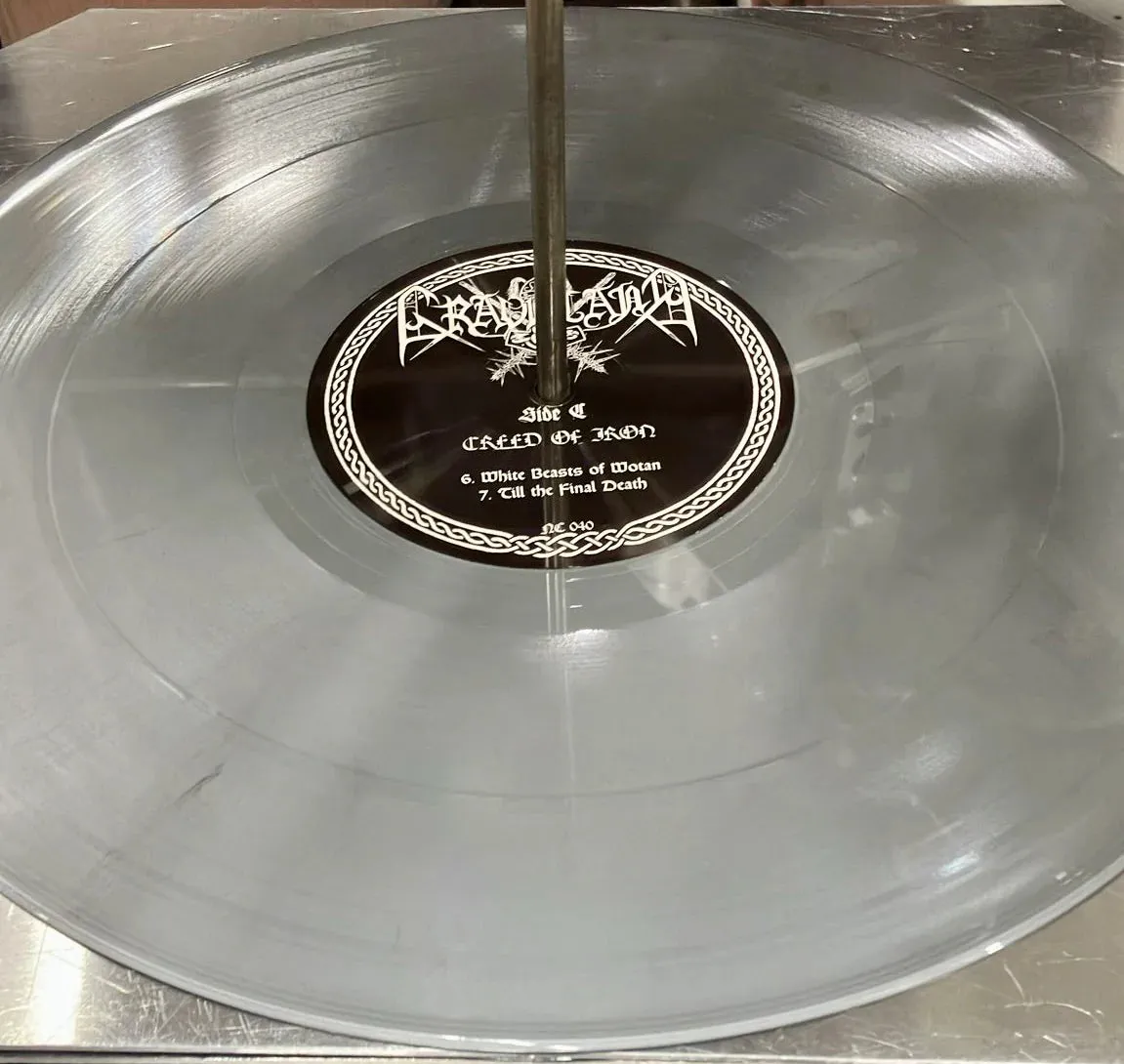 Graveland Creed Of Iron LP sølv vinyl