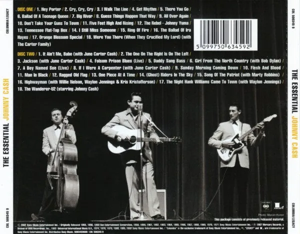 Columbia Essential Johnny Cash 2xCD brukt country