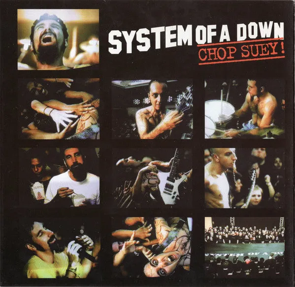 System Of A Down Chop Suey! 7" singel klar vinyl