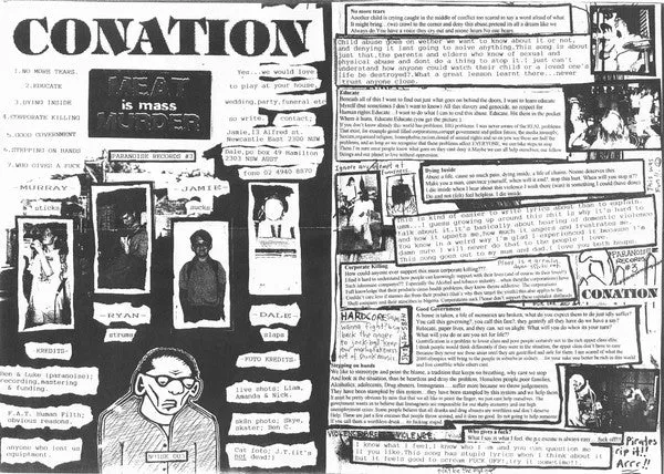 Conation / Fuck All The Human Filth NOIZ3 7" vinyl brukt punk