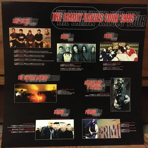 Family Values Tour 1999 dobbel vinyl 2xLP brukt