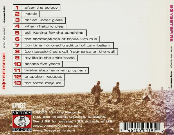 Boysetsfire After The Eulogy CD brukt post-hardcore
