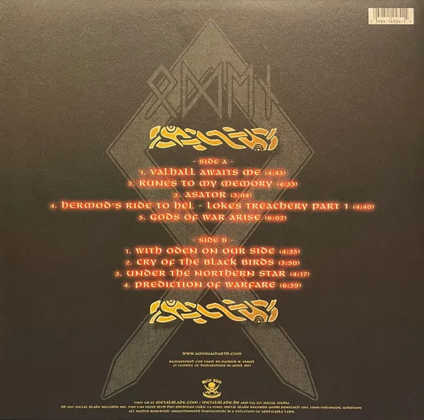 Amon Amarth With Oden On Our Side LP brukt vinyl remaster