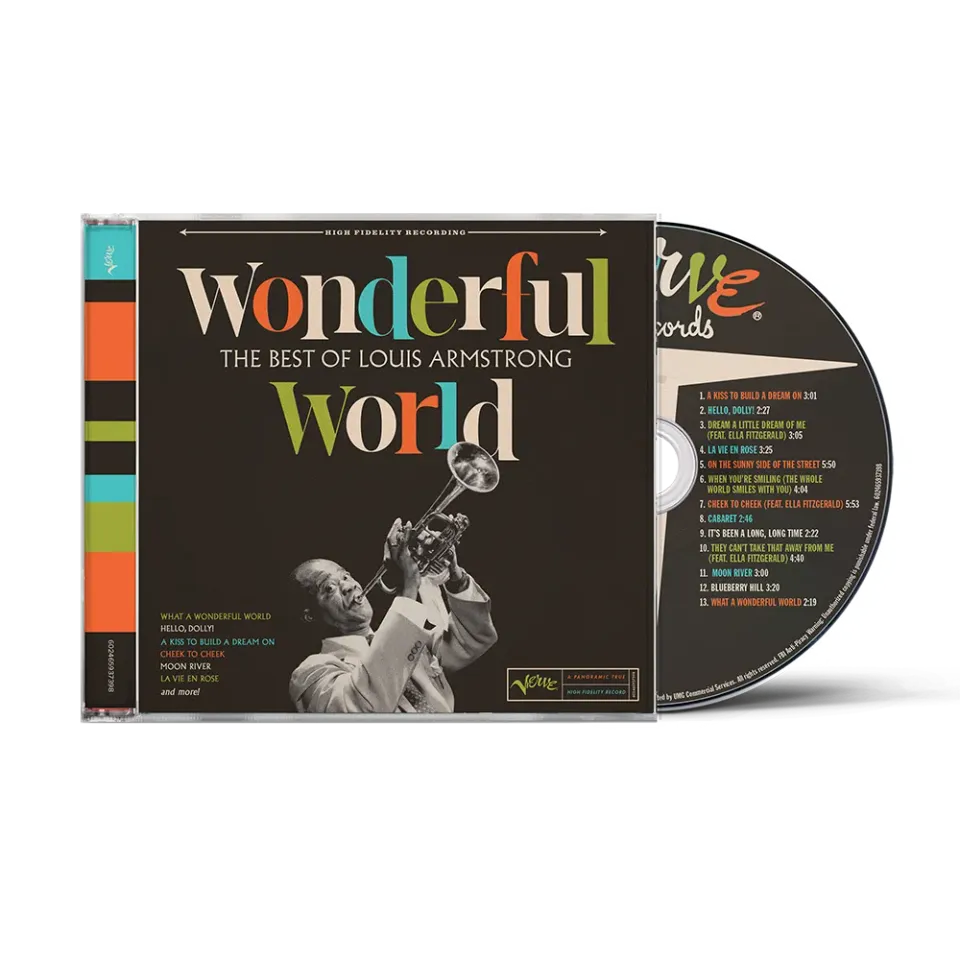 Louis Armstrong Wonderful World Best Of CD samling