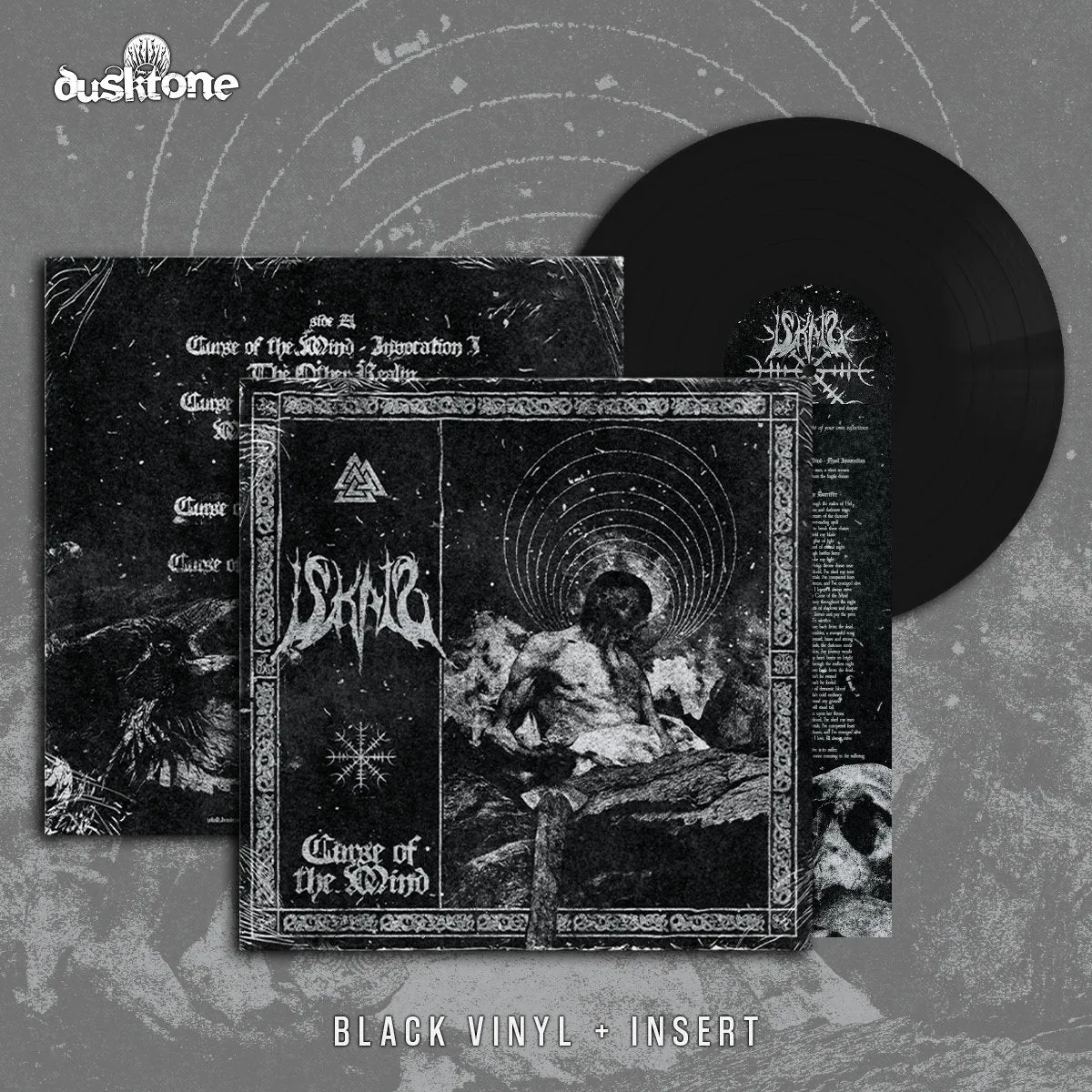 Iskald Curse Of The Mind LP svart vinyl
