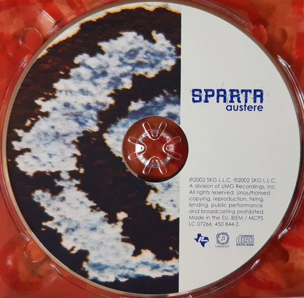 Sparta Austere CD maxi brukt digipak alternativ