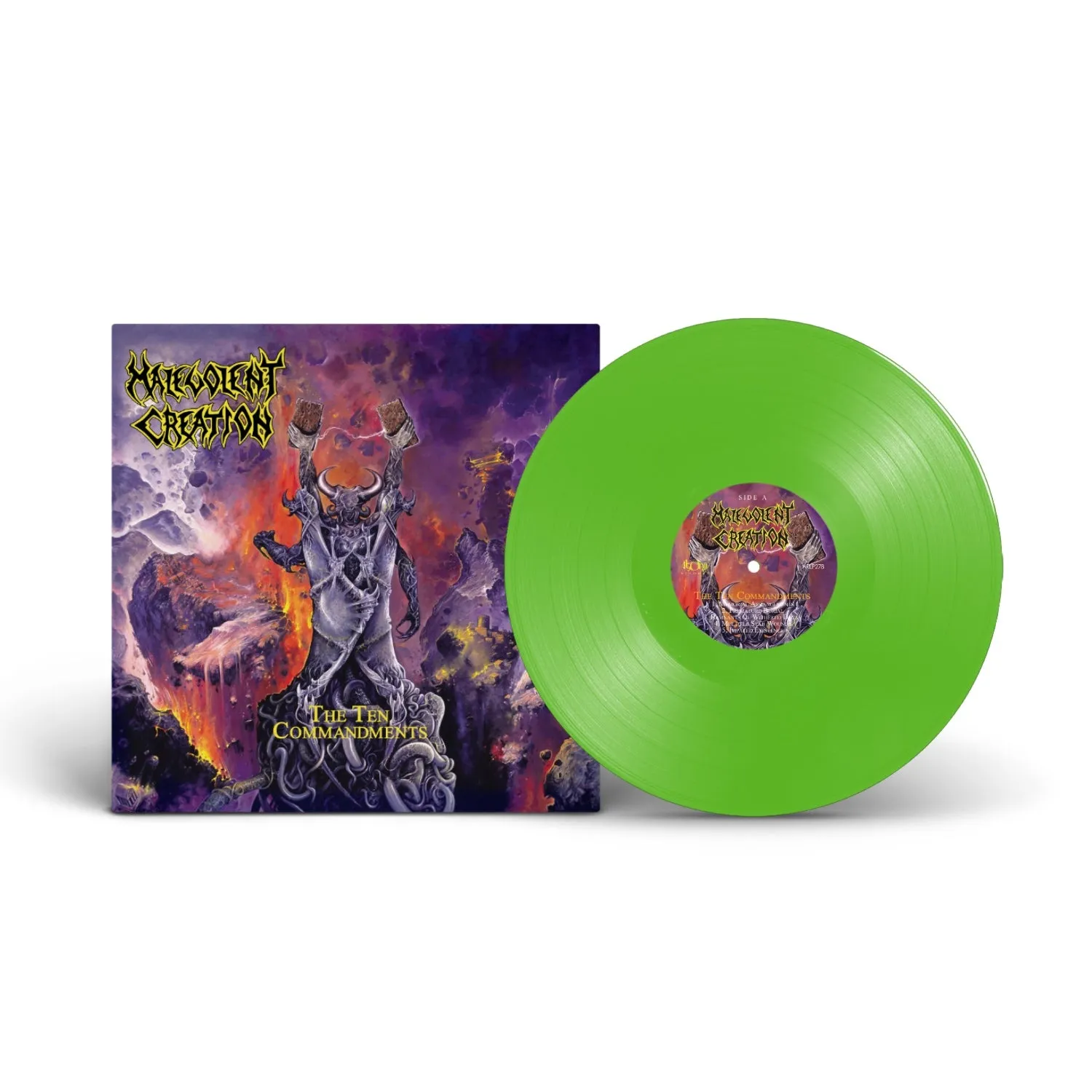 Malevolent Creation The Ten Commandments LP lilla vinyl