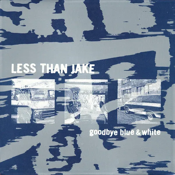 Less Than Jake Goodbye Blue & White LP hvit vinyl brukt