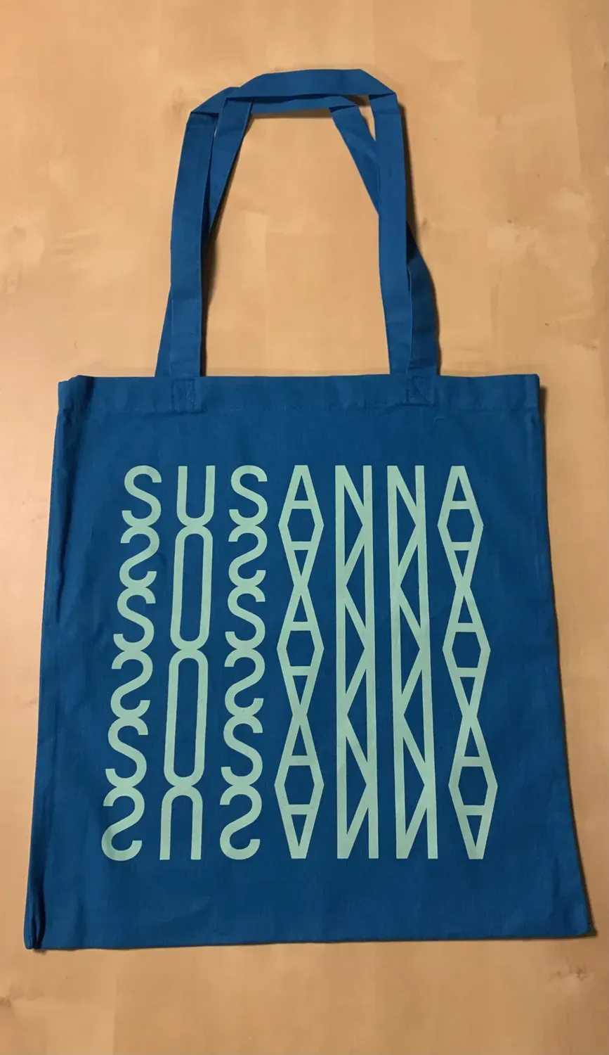 Susanna handlenett totebag mid blue 2nd edition