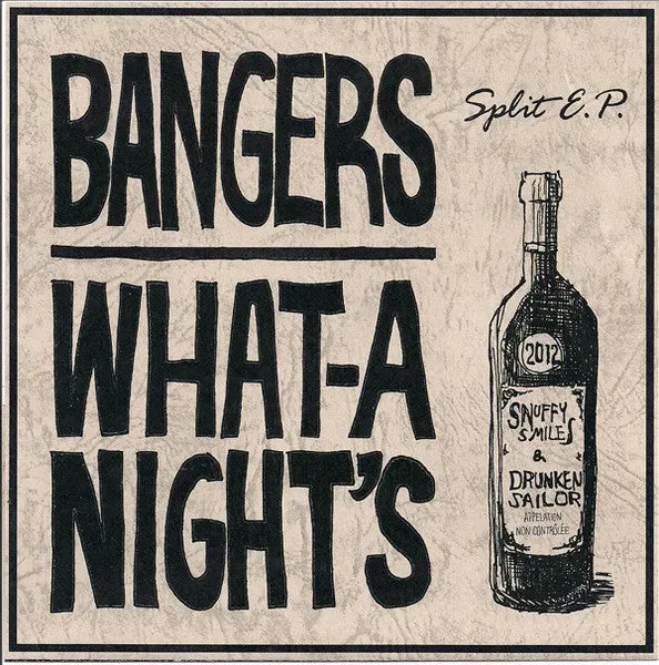 Bangers What-A-Night's split EP 7-tommer brukt