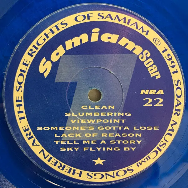 Samiam Soar LP blå vinyl brukt emo-punk
