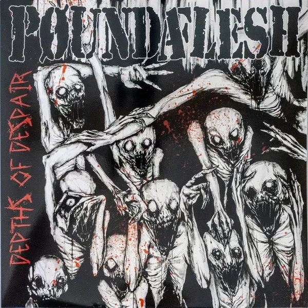 Poundaflesh Depths Of Despair 12" vinyl farget hardcore