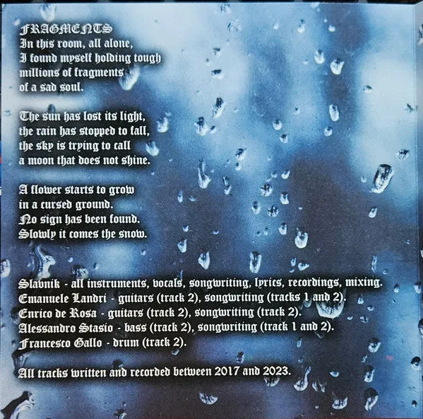 Alba Old Fragments CDr Ltd 25 black metal ny