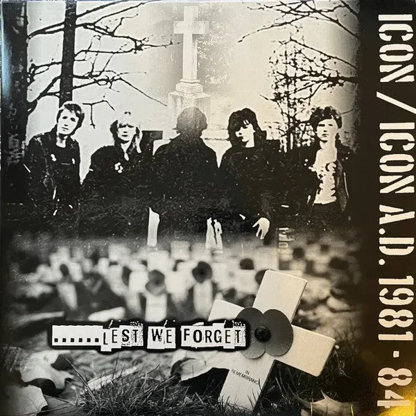 Icon A.D. Lest We Forget LP brukt vinyl samling