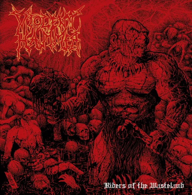 Violent Hammer Riders Of The Wasteland LP black death