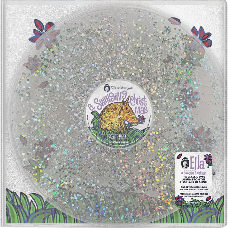 Verve Ella Wishes You A Swinging Christmas Winter Wonderland LP glitter