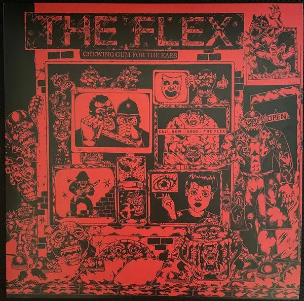The Flex Chewing Gum For The Ears LP rød vinyl brukt