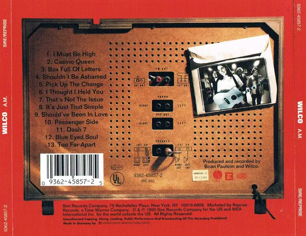 Wilco A.M. CD brukt countryrock