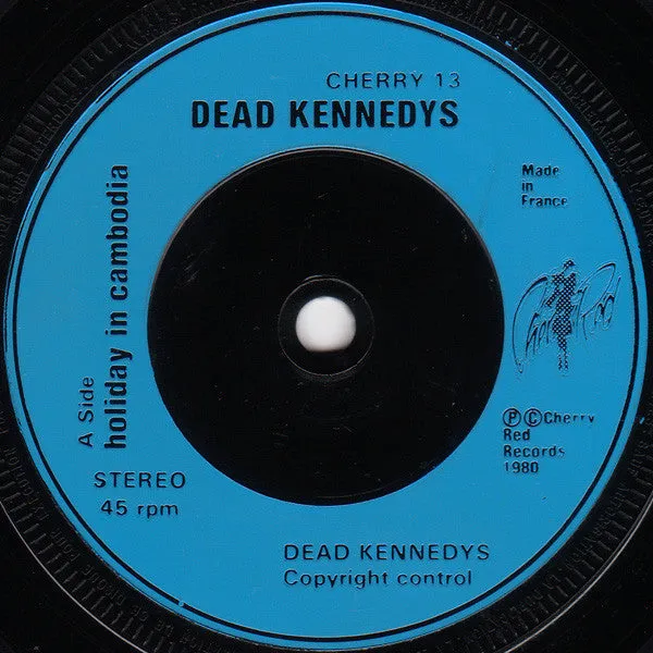 Dead Kennedys Holiday Cambodia CHERRY 13 7" singel brukt