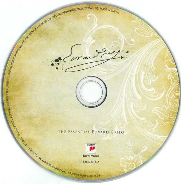 Edvard Grieg The Essential Edvard Grieg CD brukt samling