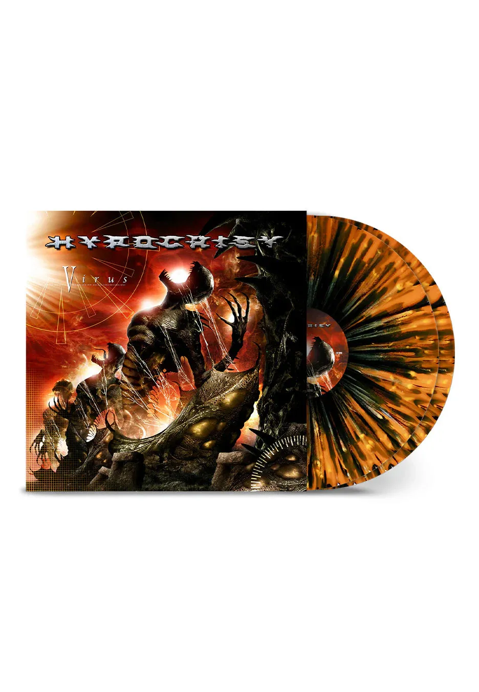 Hypocrisy Virus 2LP vinyl rød gull remastret