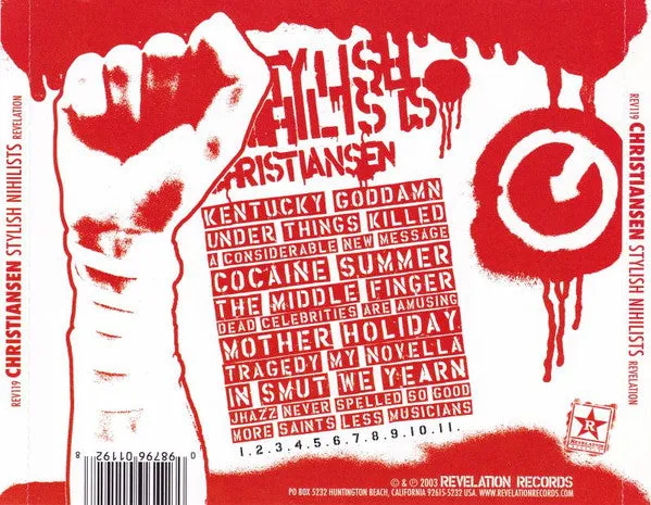 Christiansen Stylish Nihilists CD brukt 2003 Revelation