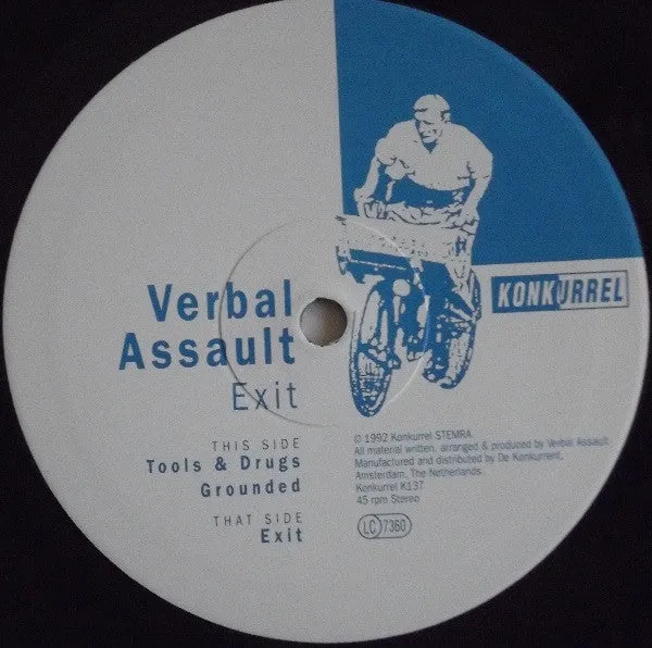 Verbal Assault Exit 10" EP vinyl brukt hardcore