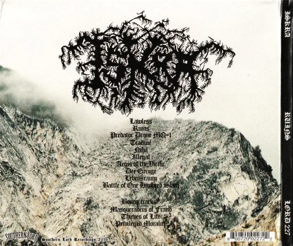 Iskra Ruins CD brukt digipak