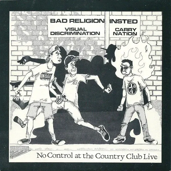 Various No Control At The Country Club Live vinyl 7" brukt hardcore