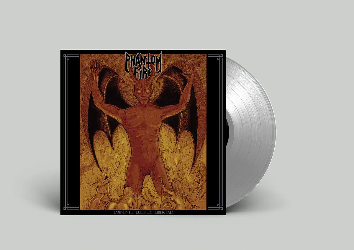 Phantom Fire Eminente Lucifer Libertad LP sølv vinyl