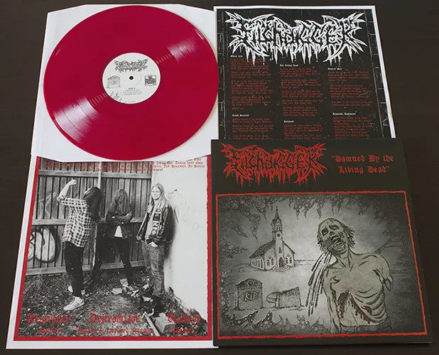 Filthdigger Damned by the Living Dead LP rød