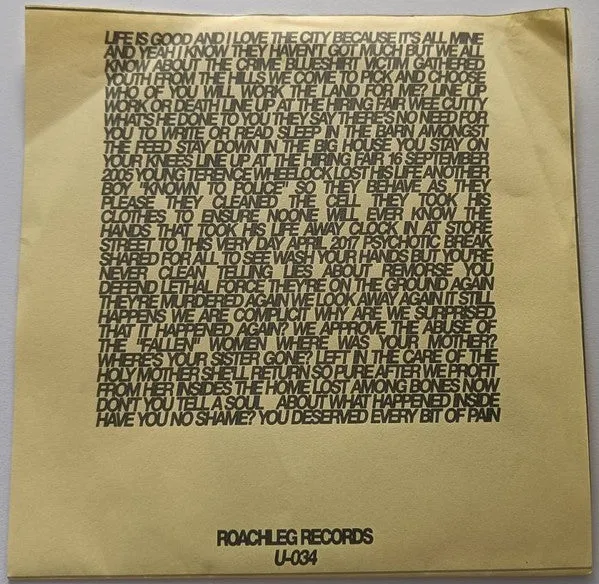 Special Branch Lethal Force 7" grønn hardcore EP