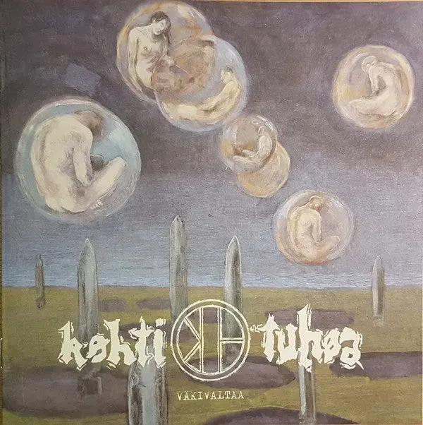 Kohti Tuhoa Väkivaltaa 7" EP blå vinyl brukt