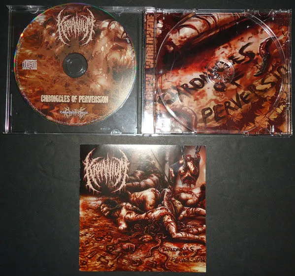Kraanium Chronicles Of Perversion CD brukt death metal