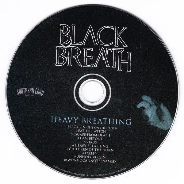 Black Breath Heavy Breathing CD brukt album death metal