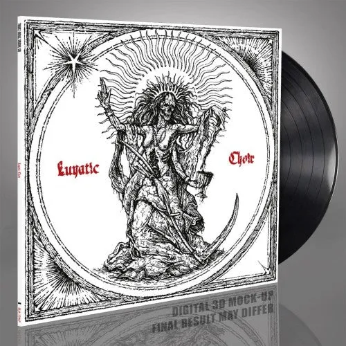 Night Shall Drape Us Lunatic Choir LP svart vinyl