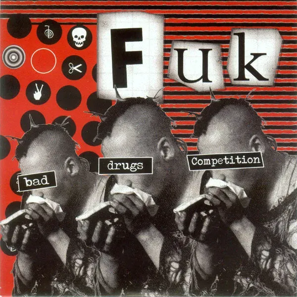 FUK Bad Drugs Competition GAS 032 7" EP brukt punk