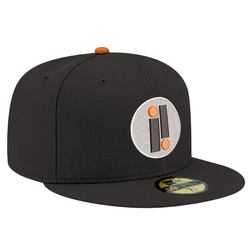 New Era Impulse 59FIFTY fitted caps svart brodert