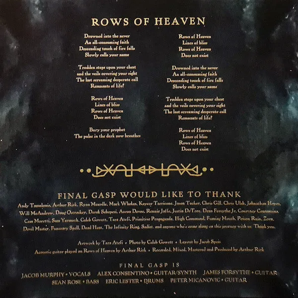 Final Gasp Mourning Moon CD album brukt – goth punk