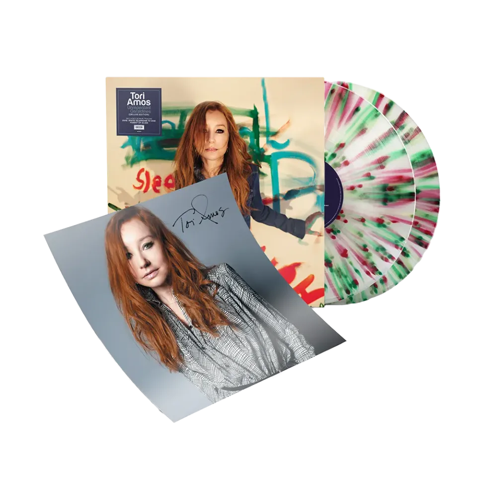Tori Amos Unrepentant Geraldines 2LP vinyl splatter signert