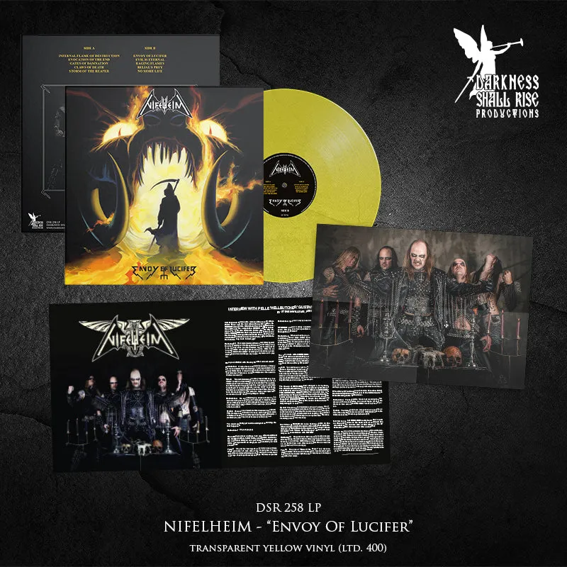 Nifelheim Envoy Of Lucifer LP gul vinyl